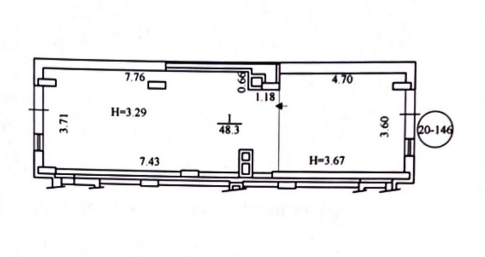 ЖК Файна Таун, Оренда 48,3 м, комерційне приміщення. Без комісії!