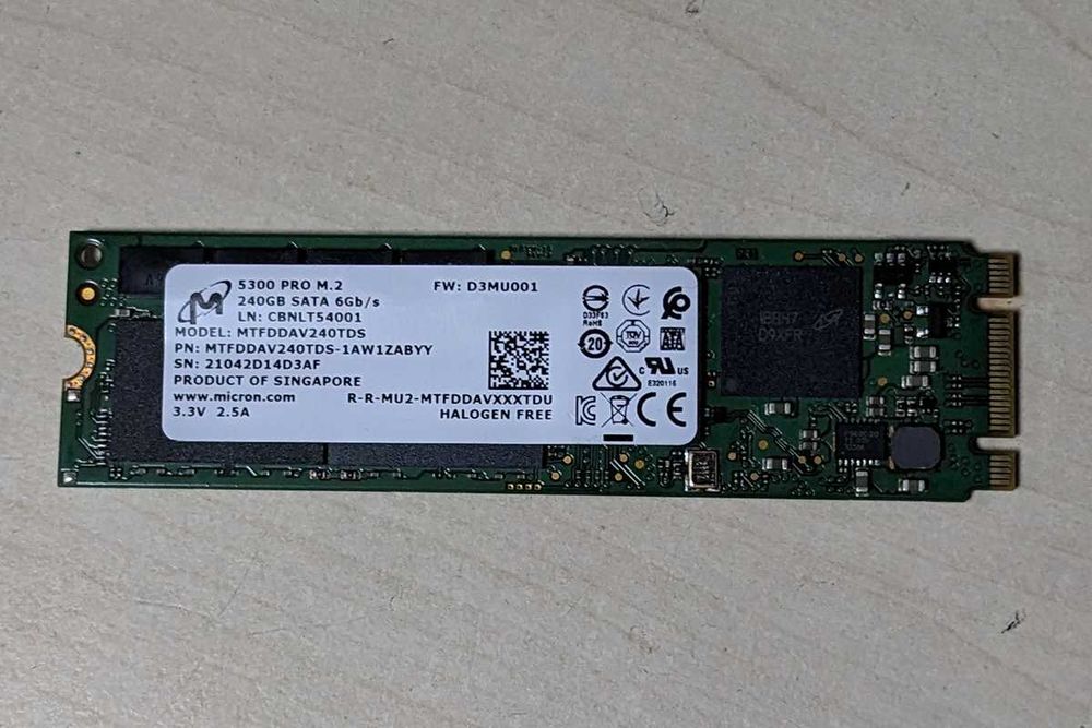 SSD Micron 5300 PRO M.2 240GB
