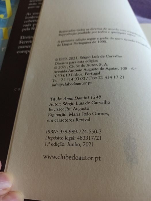 "Anno domini-1348" de Sérgio Luís de Carvalho