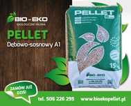 Pellet Pelet Dębowo- Sosnowy Sosnowy Bio-Eko 6mm drzewny pakowany 15kg