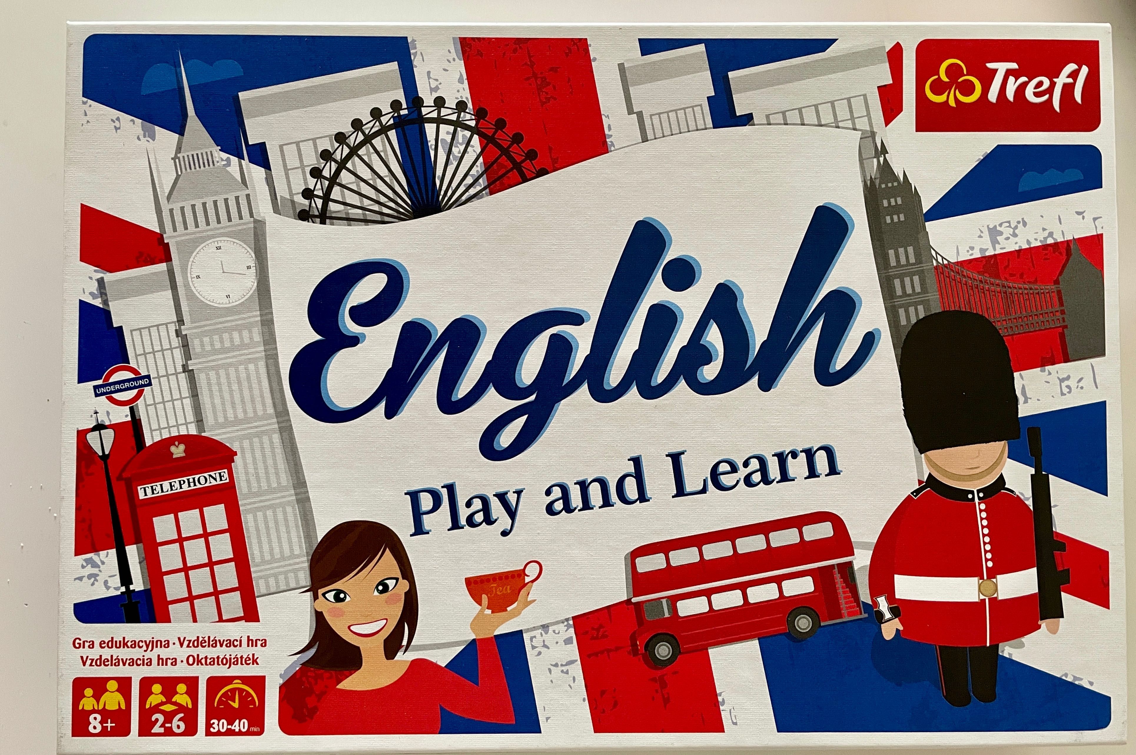 Gra planszowa English.Play and Learn.