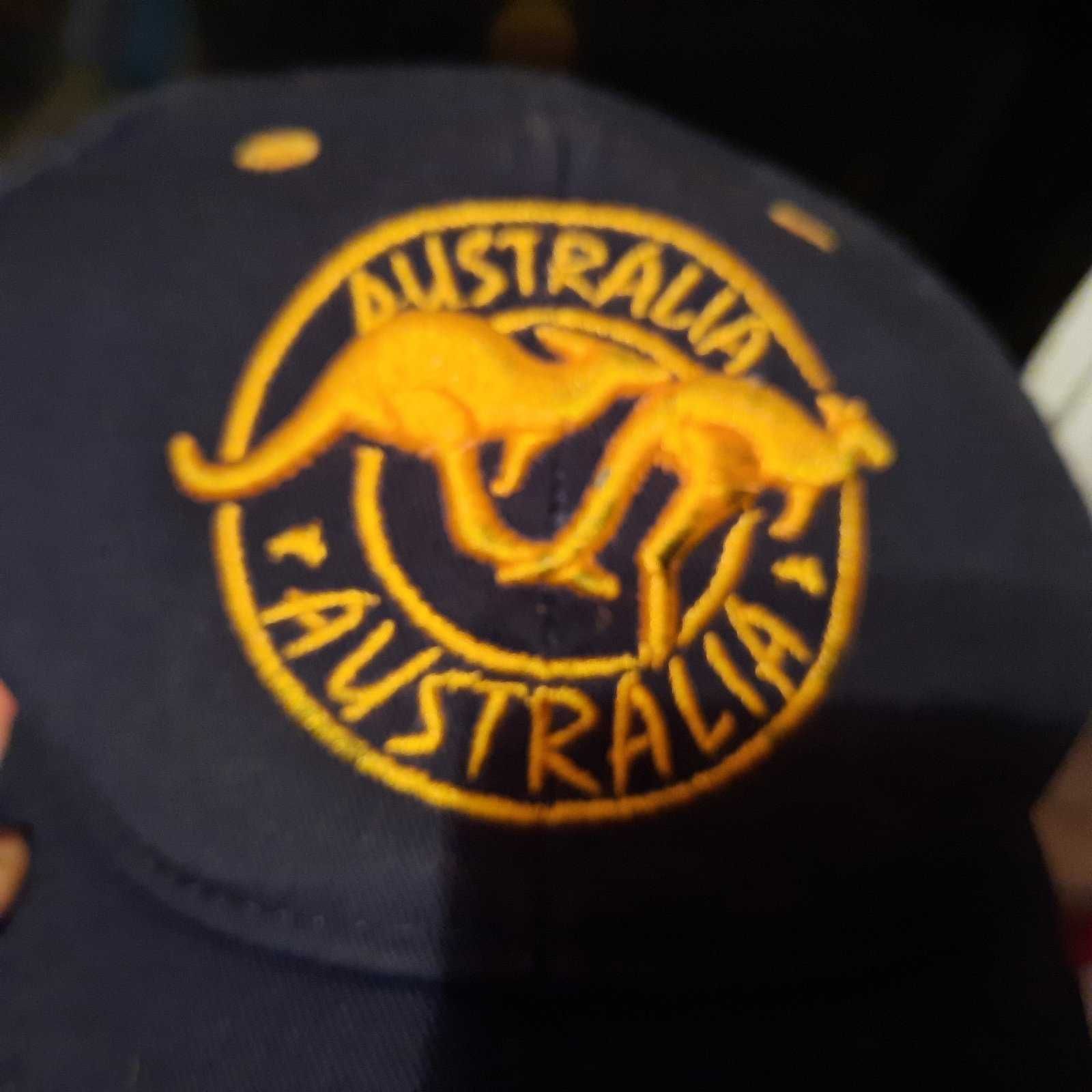 бейболка кепка синяя фирменная Австралия ROOWHO AUSTRALIA