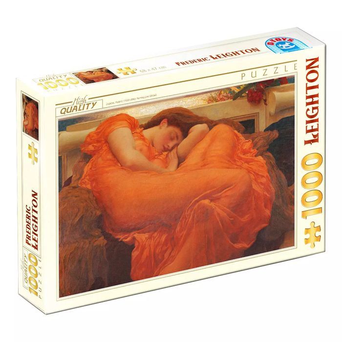 Puzzle 1000 elementów. Śpiąca June, Frederic Leighton. D-Toys