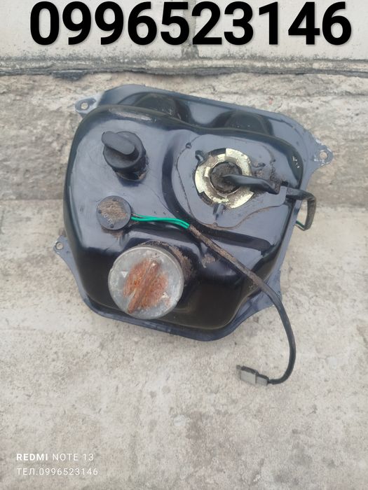 Бак на два відсіки ( масло і бензин) на Spider 50