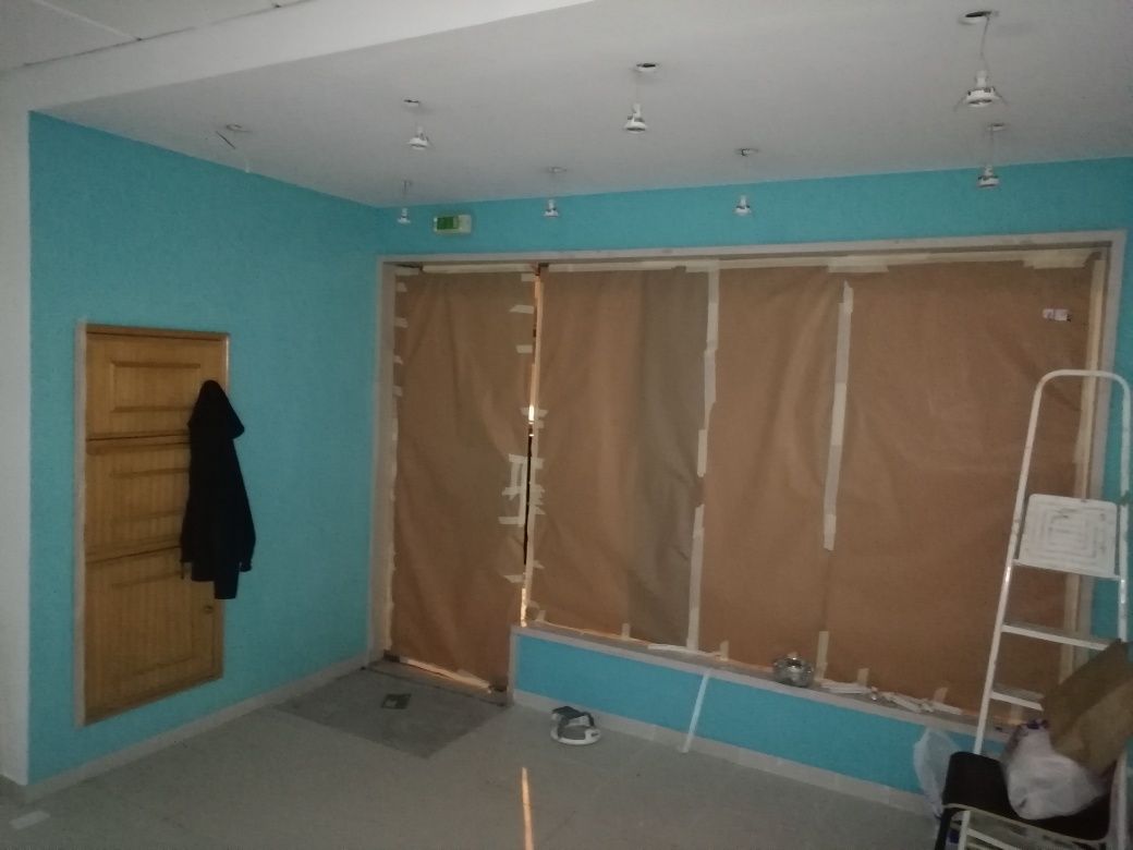 Remodelações, reparações, arranjos, instalações e modificações.