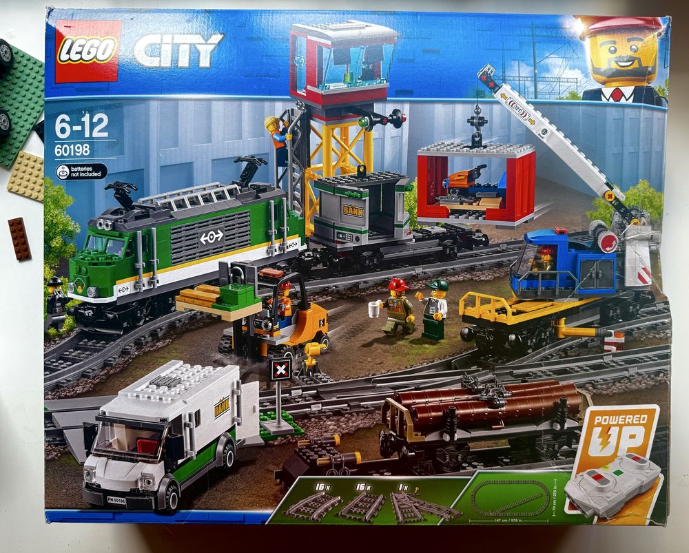 Lego залізна дорога поїзд lego потяг 60198