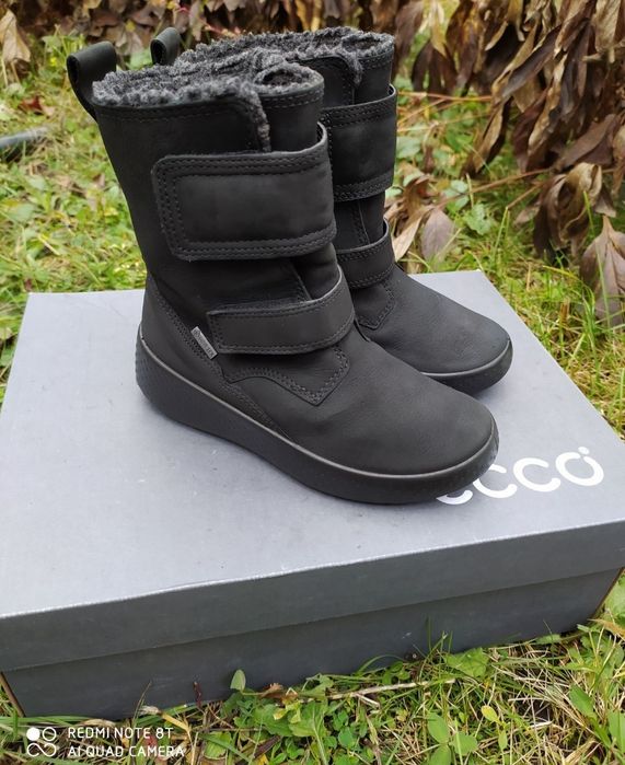 Ecco 27 ботинки на дівчинку зимові чоботи черевики сапоги взуття ессо