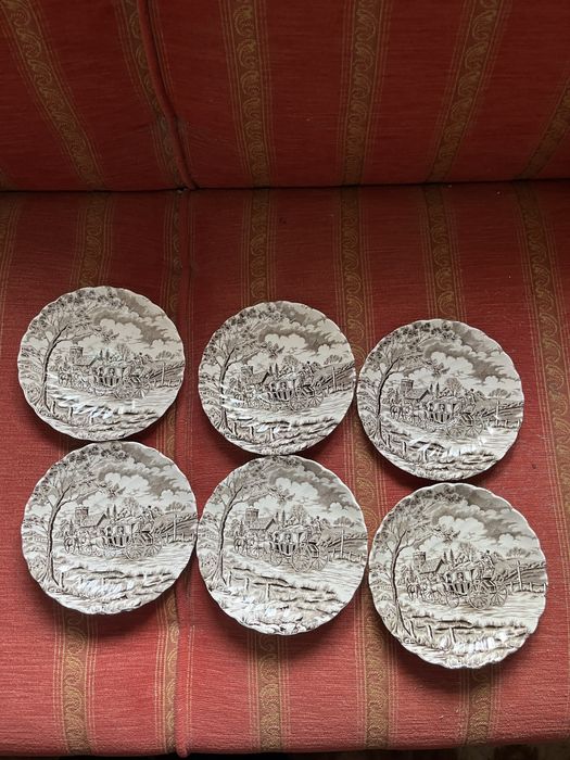 Conjunto de pratos pequenos - Myott Royal Mail