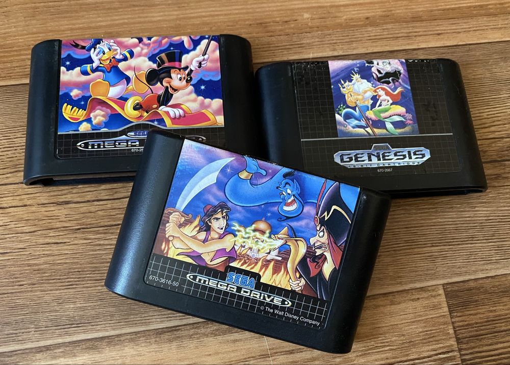 Sega Mega Drive (Genesis): Earthworm Jim, Aladdin, Terminator, Rage