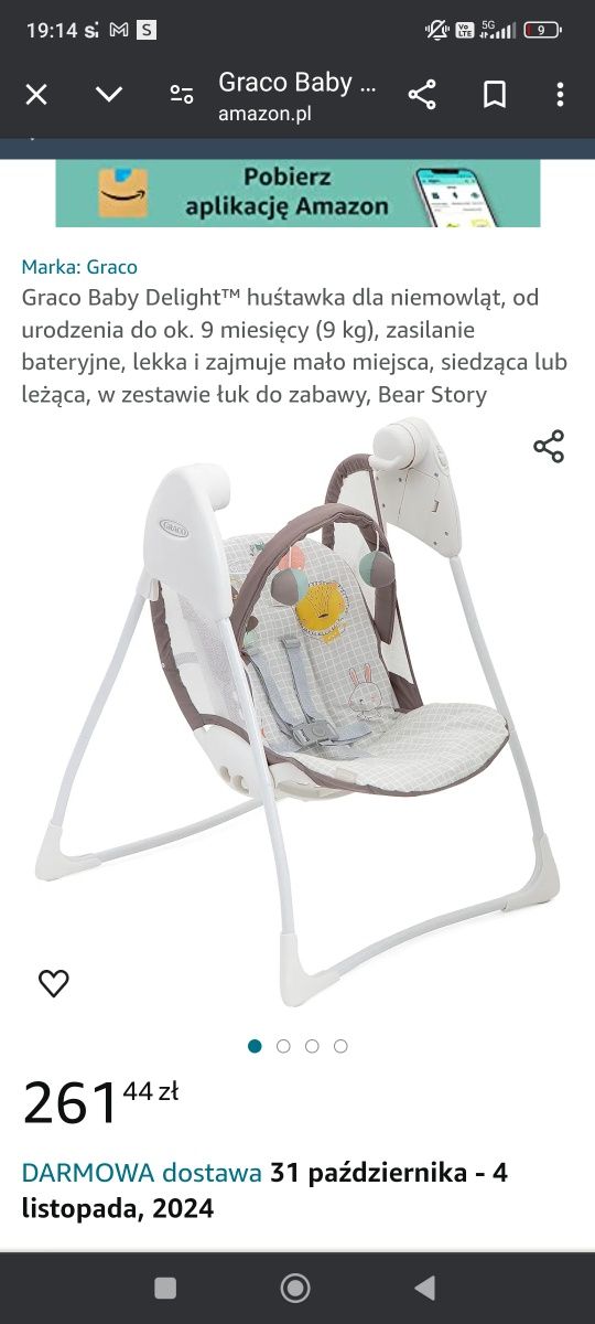 Bujaczek Graco baby delight