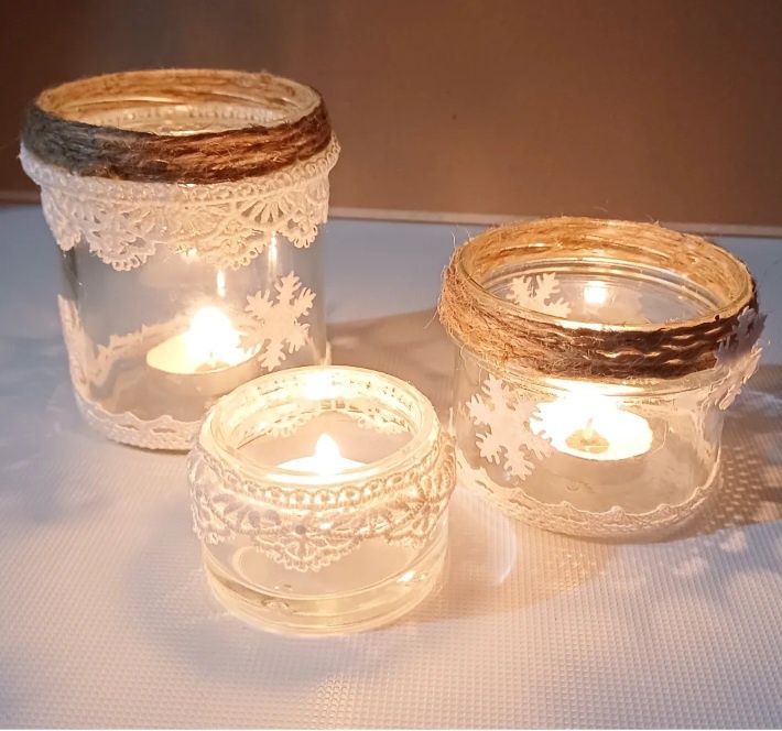 Декоративні свічки, ручної роботи