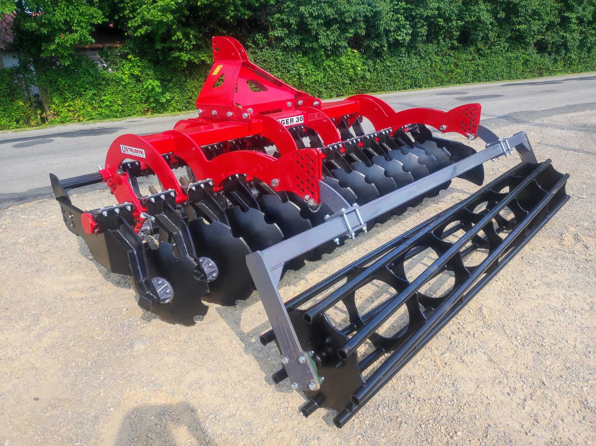 brona kompaktowa ciężka TIGER STRUMYK talerze fi 560 odstęp 95cm !