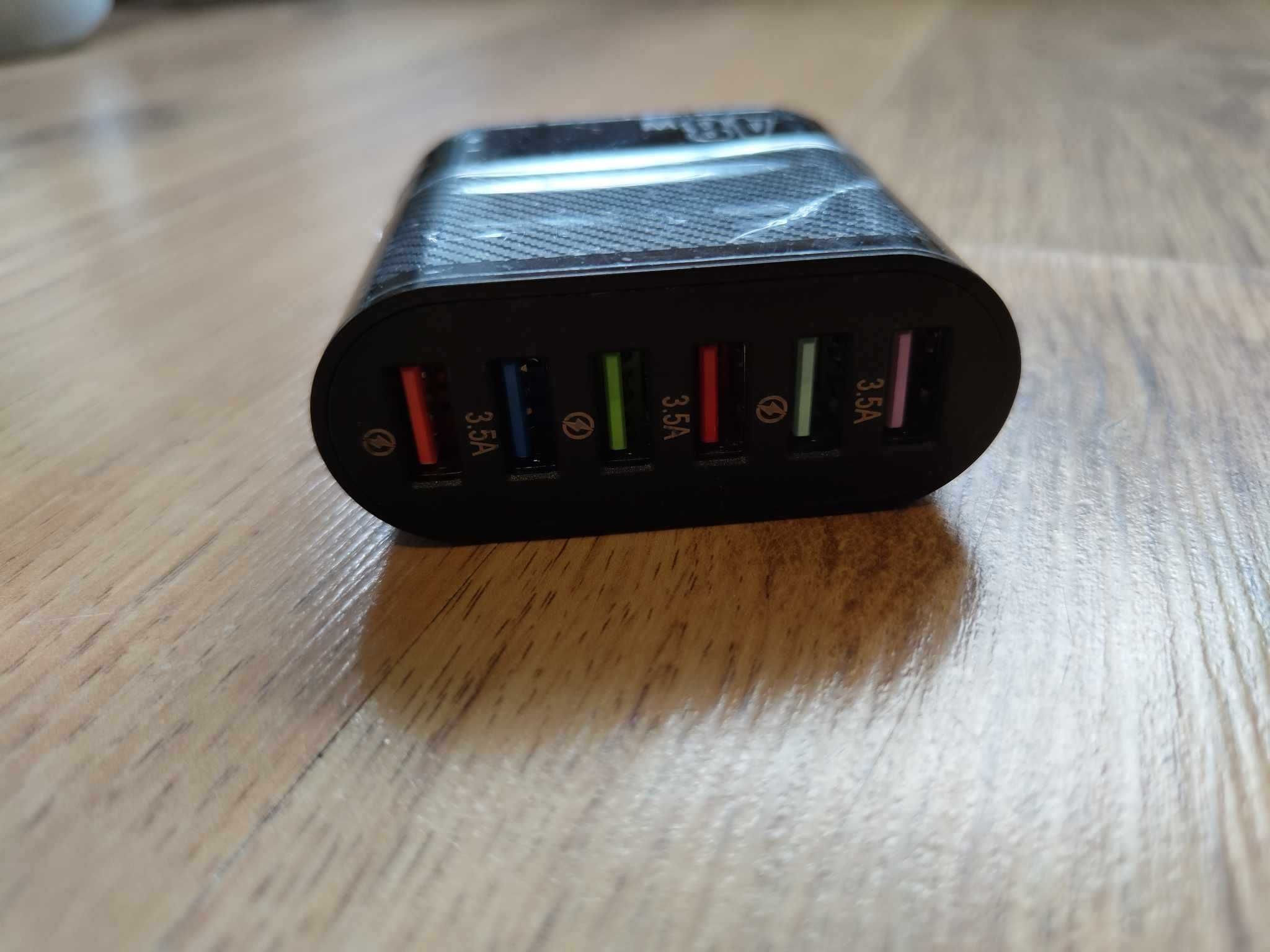 Ładowarka z 6 wejściami USB