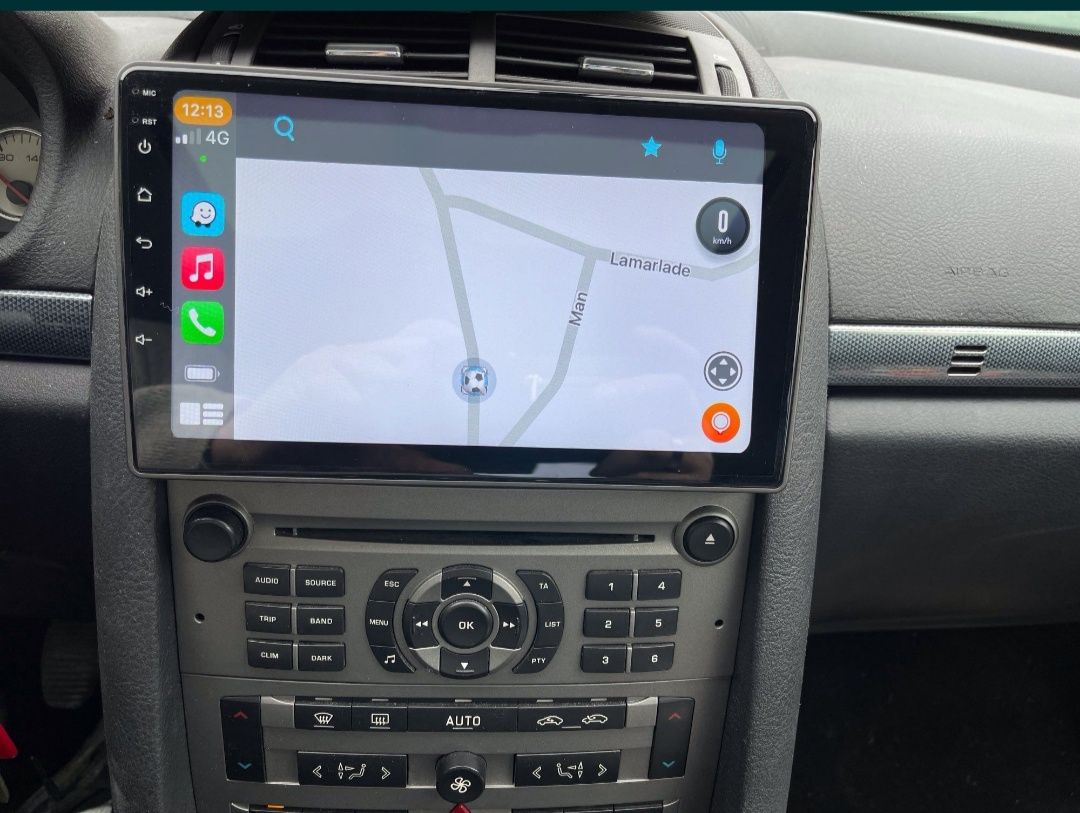 Peugeot 407 Android radia bluetooth YouTube wifi Gps