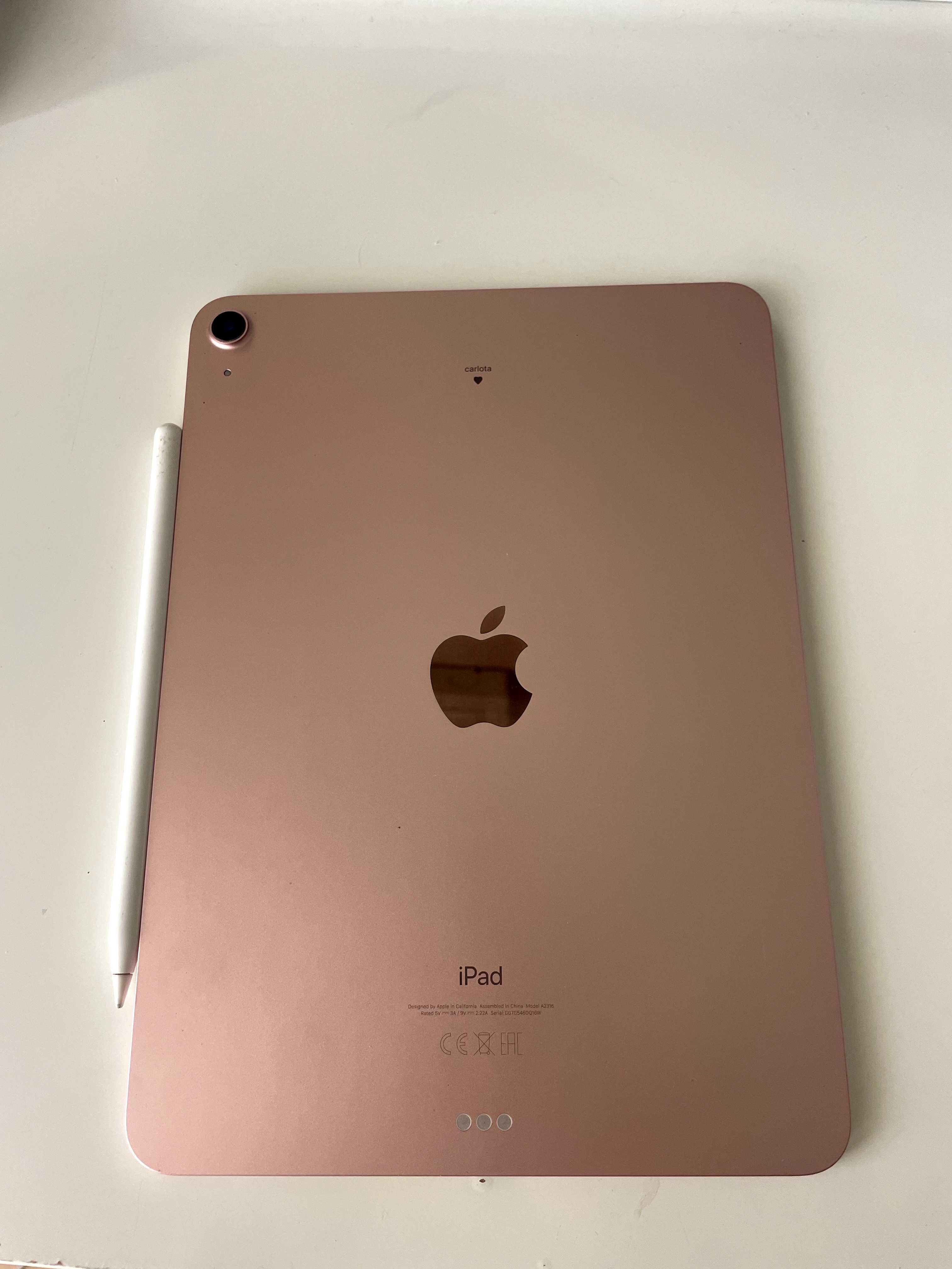 Ipad Air (4th Generation) Wi-Fi, 256 GB & Apple Pencil 1st generation