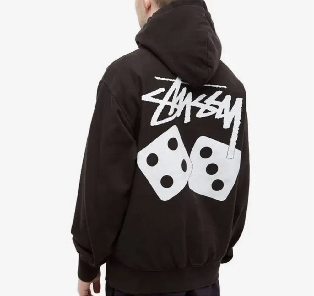 Мужское худи Stussy Dice Crew logo стусси толстовка на подарок