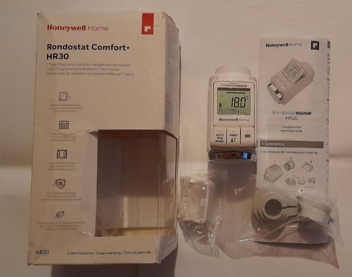 Honeywell Home Rondostat Comfort+ HR30 радіаторный термостат.