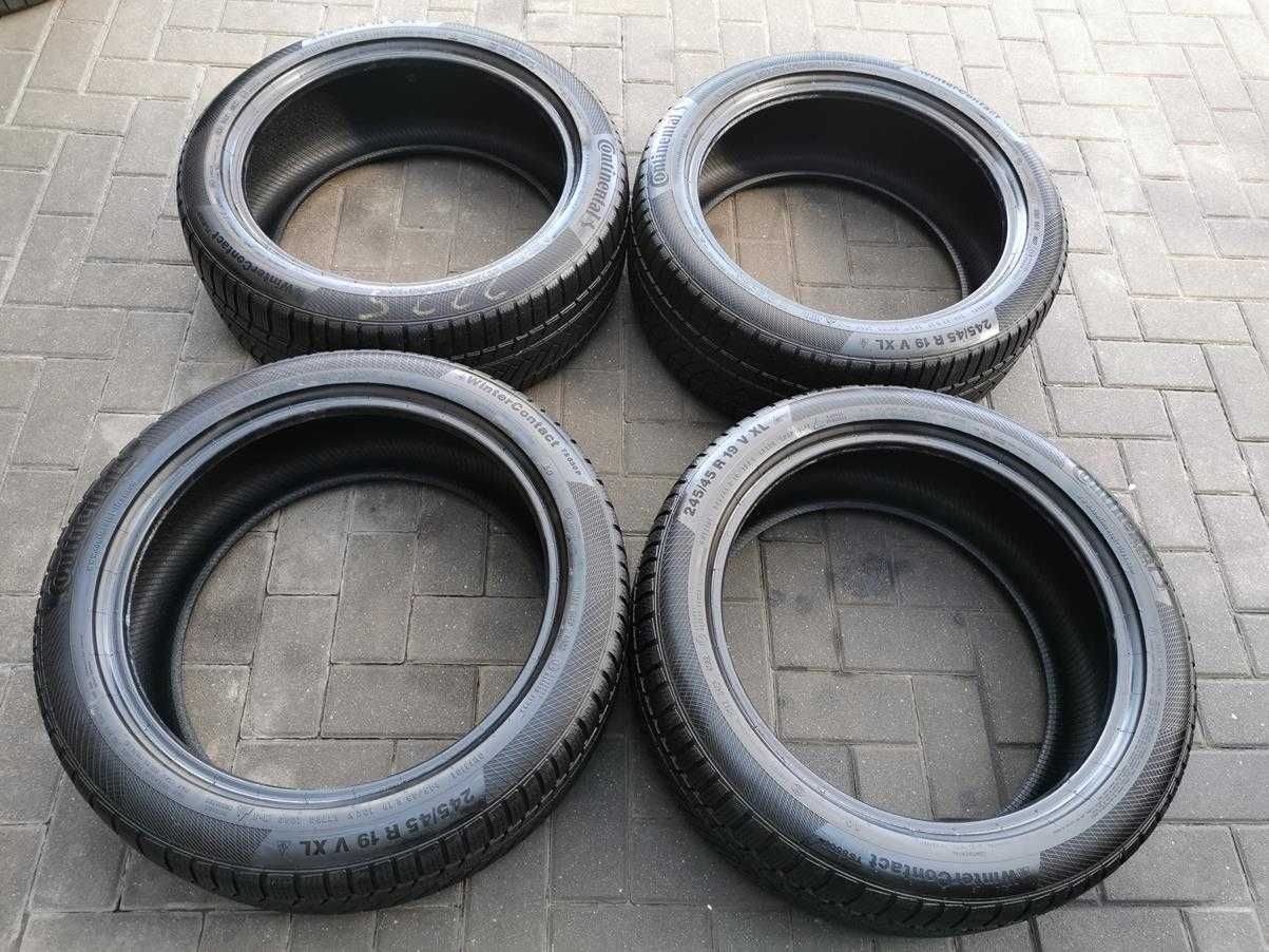 245/45 102V R19 CONTINENTAL WC TS850P AO 2022r 5mm Zimowe Opony 4szt