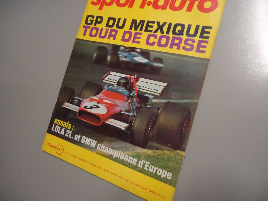 Revistas Sport-Auto (edição francesa) - Ano completo 1970