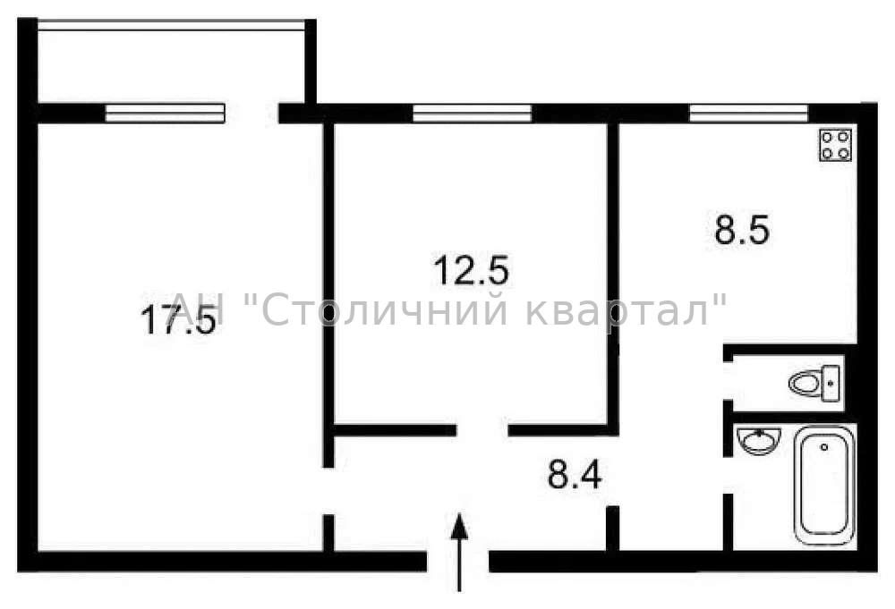 Продаж 2к квартири вул.О.Бальзака-61,Троєщіна