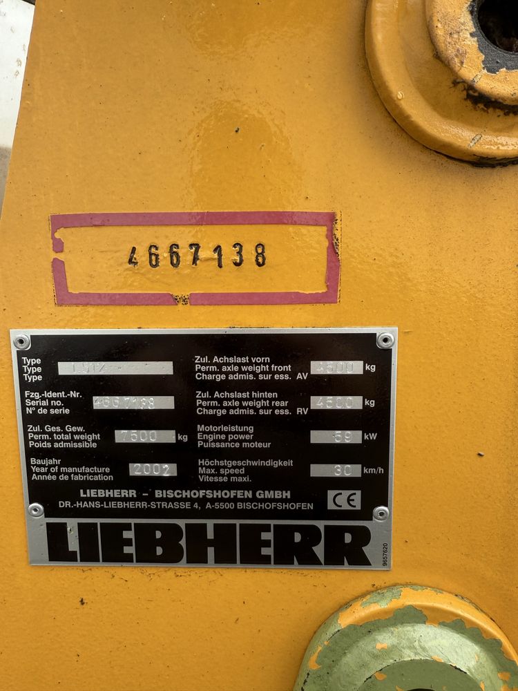 Ładowarka kołowa Liebherr 512 Stereo łyżka i paleciak