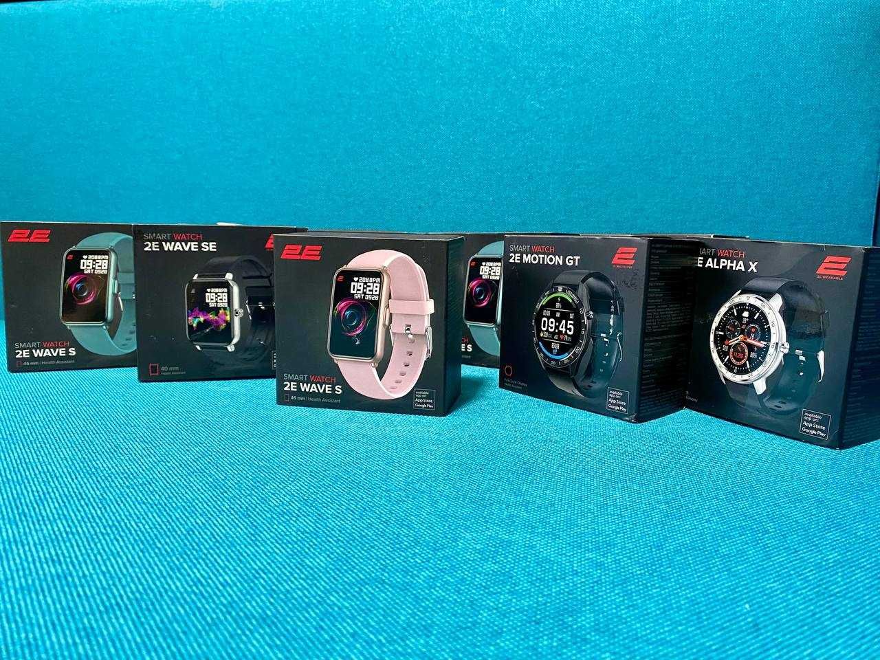 Смартгодинник 2E Wave S, SE, Motion GT, Alpha X; розумний годинник