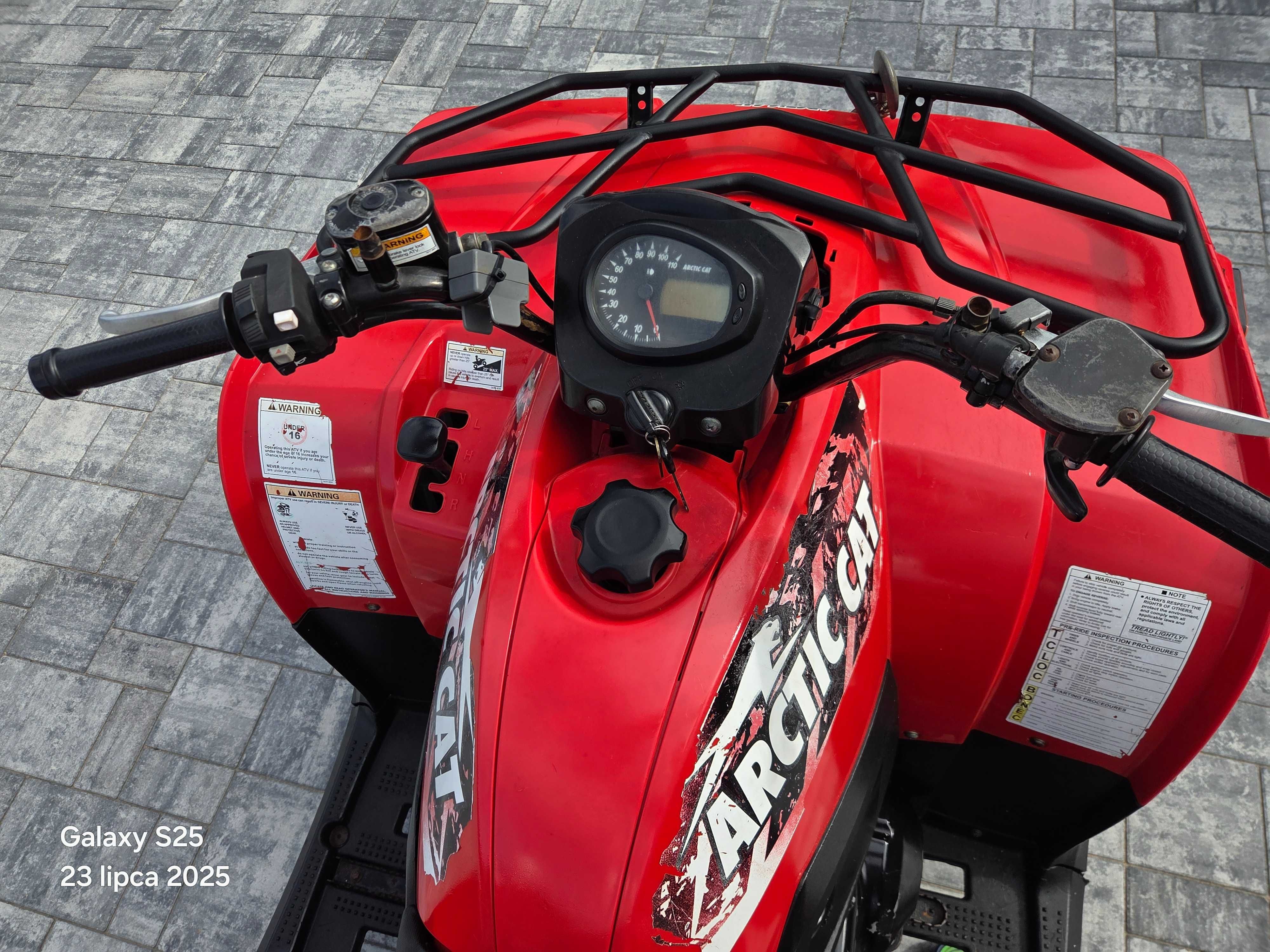 Quad Arctic cat 400 2x4 2012 l7e Francja nowy aku suzuki kymco