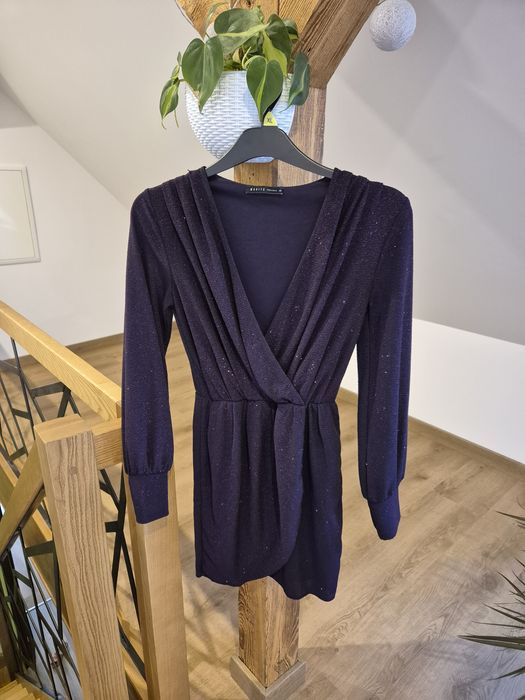 Sukienka brokatowa Mohito r.XS