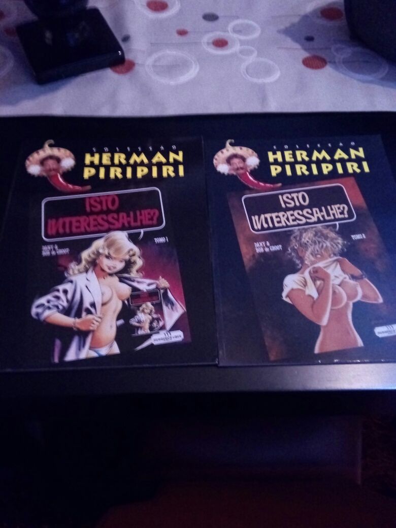 Lote 7 revistas eróticas Herman piripiri e outra