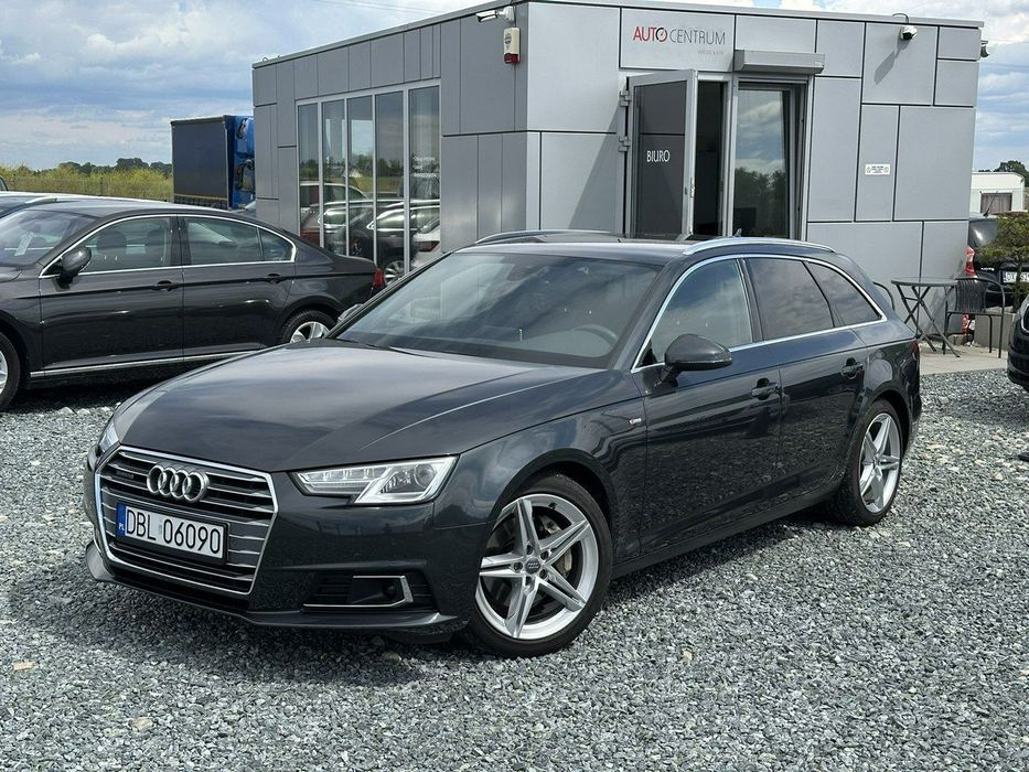 Audi A4 2.0 TDI 190KM Quattro S-Tronic 2018r, S-Line, ACC, kamera