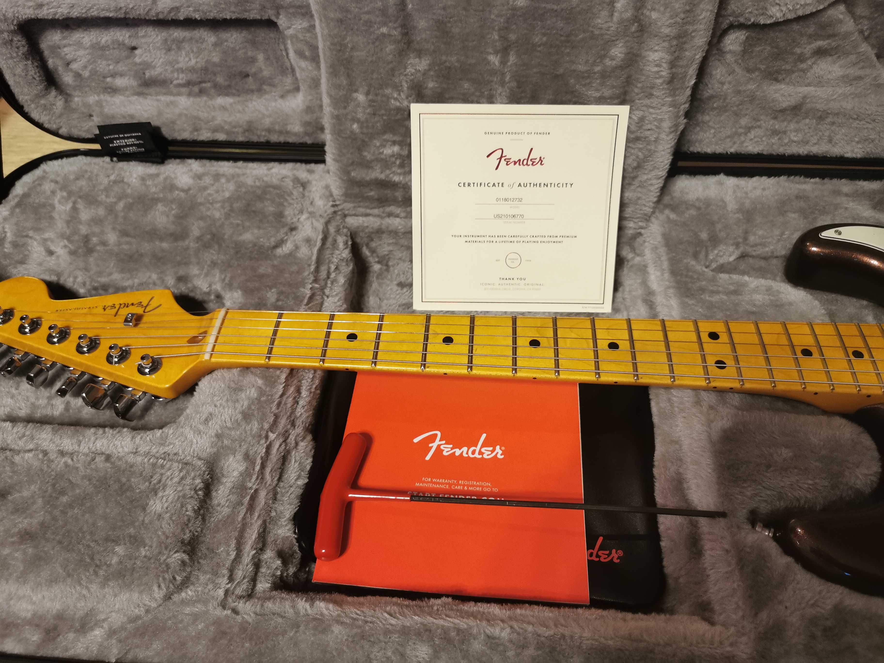 Fender American Ultra Stratocaster MN MBST - Gitara Elektryczna