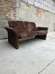 Sofa skórzana zamszowa De Sede DS 50 vintage mid century modern retro