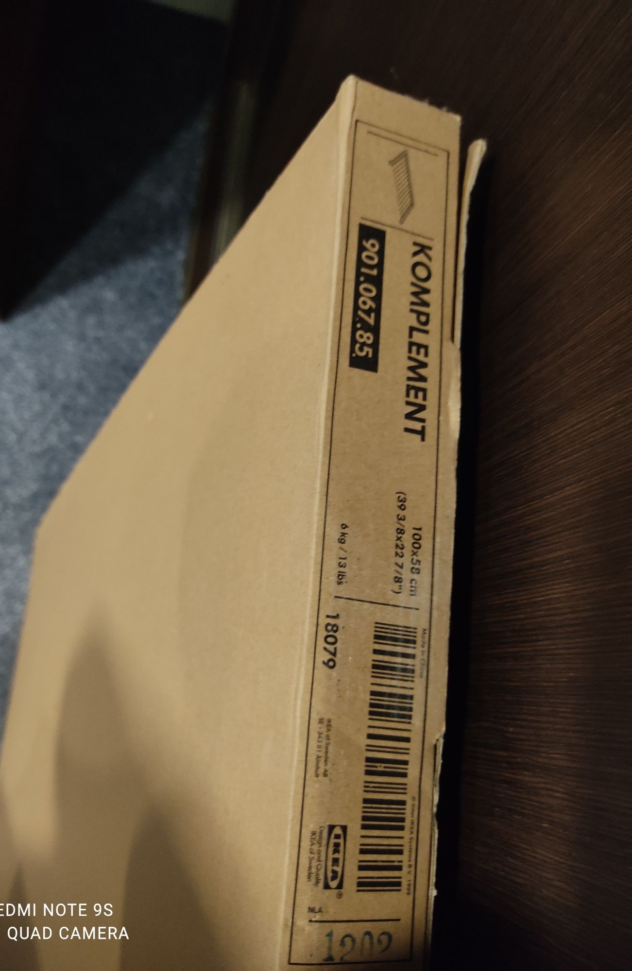 Wieszak Ikea komplement 100x58cm
