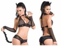 Przebranie strój kota czarny kostium seksowny kotek
