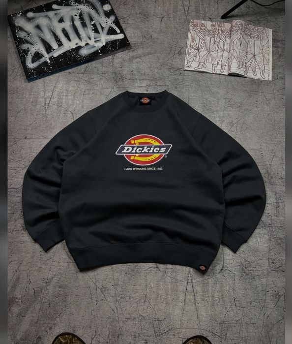 Оригінал Dickies Baggy Sweatshirt /флісовий світшот xl
