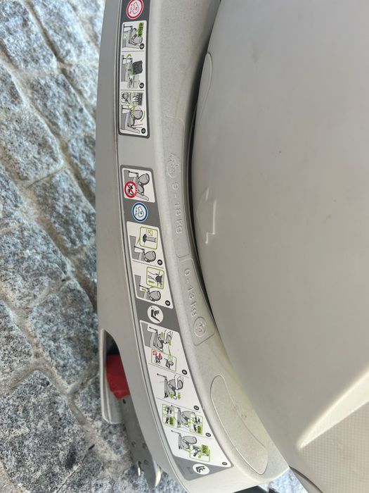 Cadeira auto para bebé Britax Römer Isofix 0-18kg | Cinzento