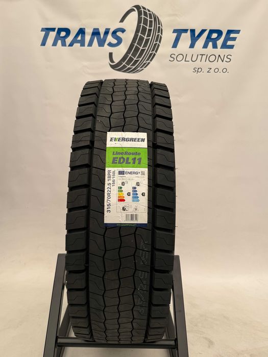 315/70R22.5 Opona ciężarowa Evergreen EDL11 Napędowa