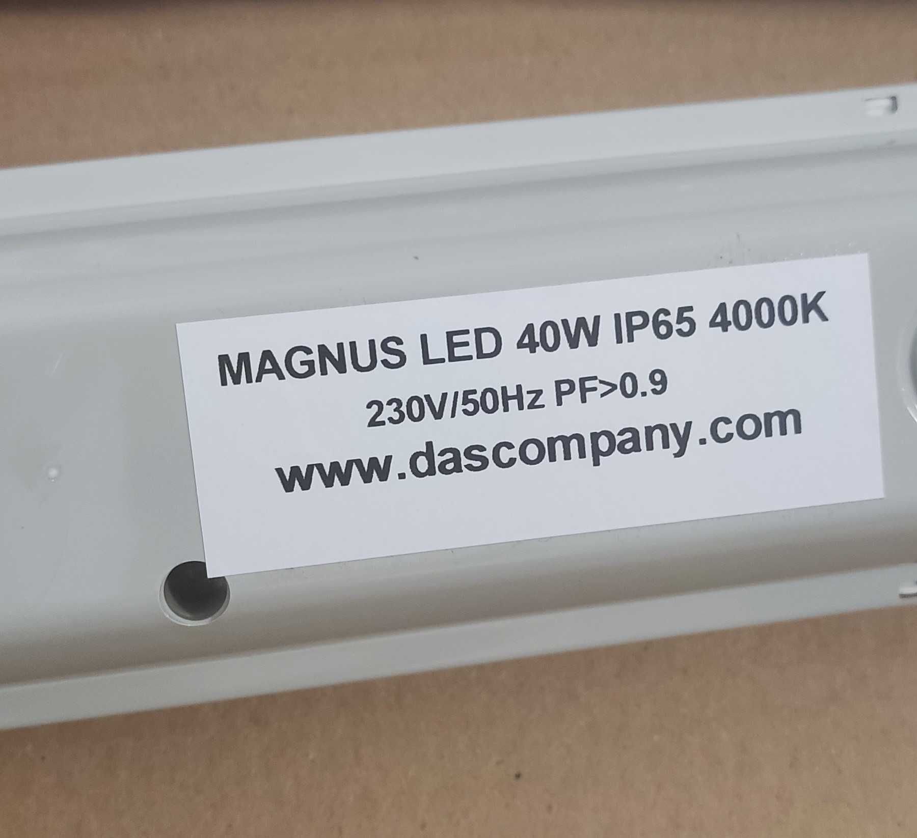 Lampa Magnus LED zestaw do hali magazynów przemysłowych 40W Jakość POL