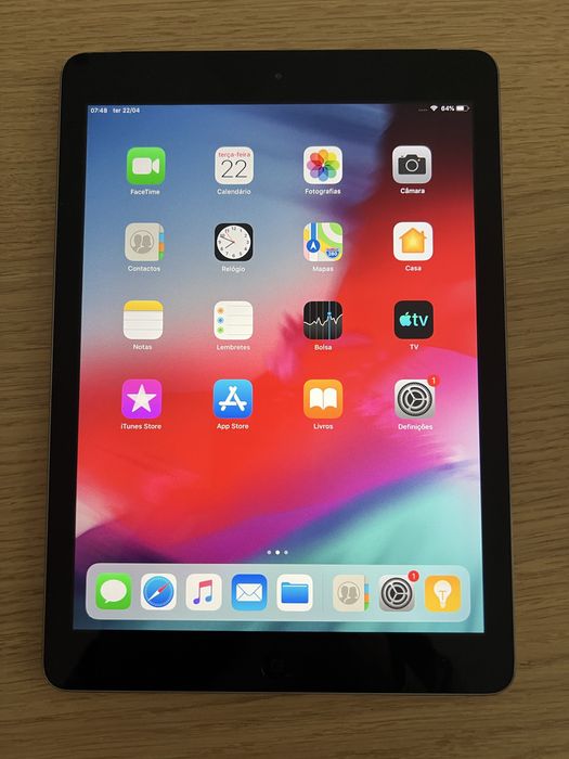 Ipad Air    Versao software 12.9 de 16gb