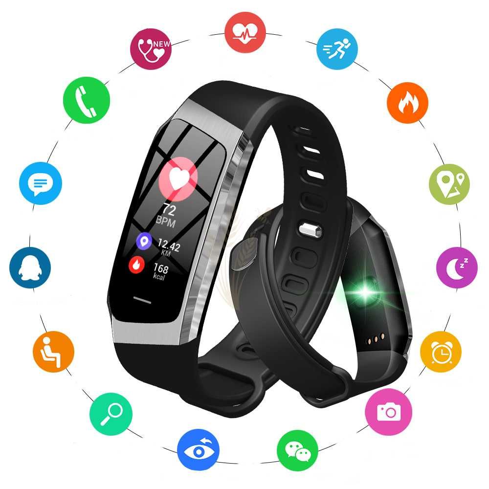 Zegarek damski SMARTBAND Opaska Sportowa SMARTWATCH Pulsometr SMS