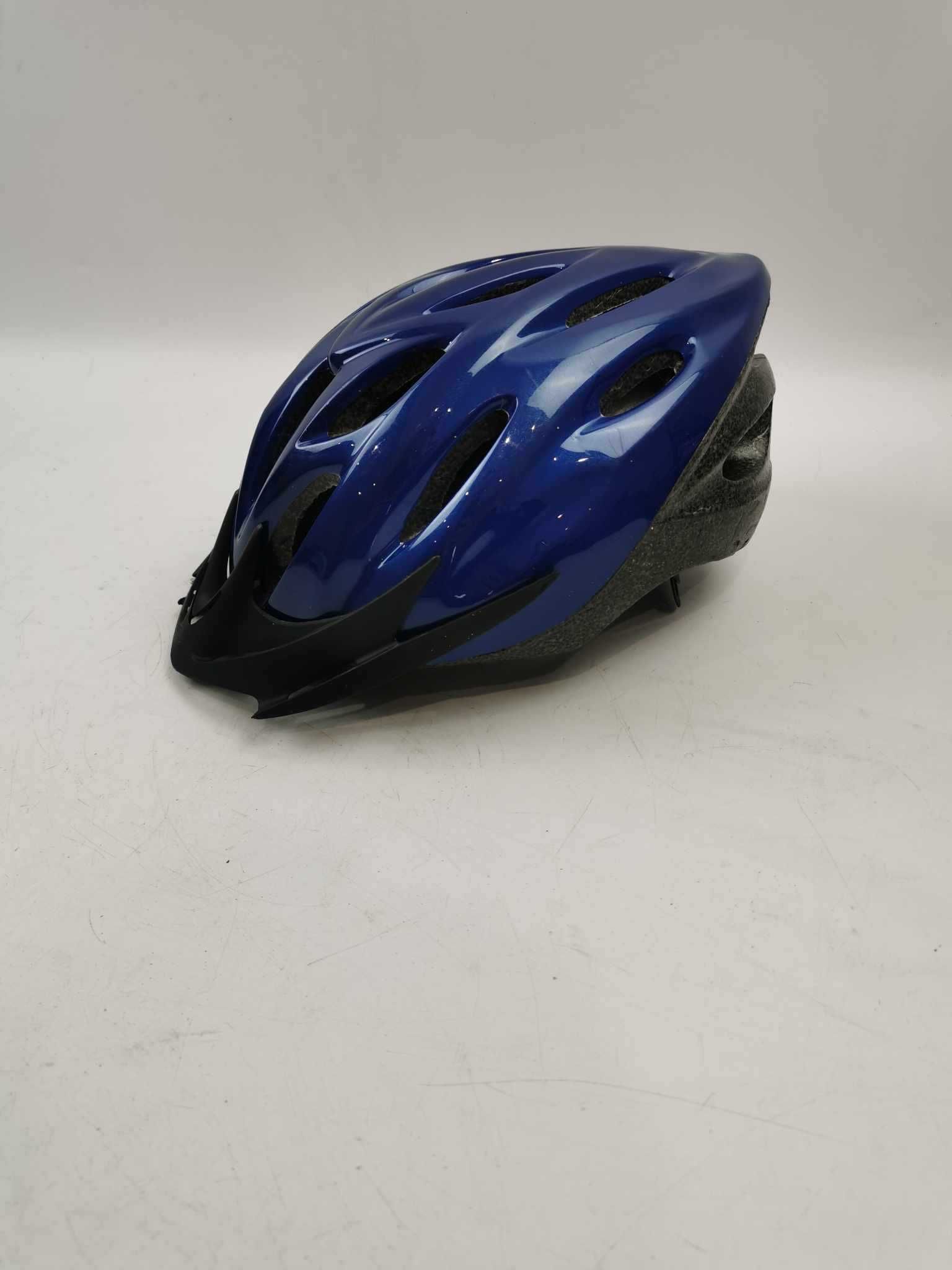 Kask Rowerowy regulowany S M 54-58 granatowy