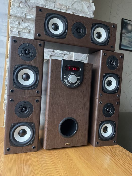 Акустика/колонки Sven BTR5-10 5.1 (135 вт) Microlab/Edifier