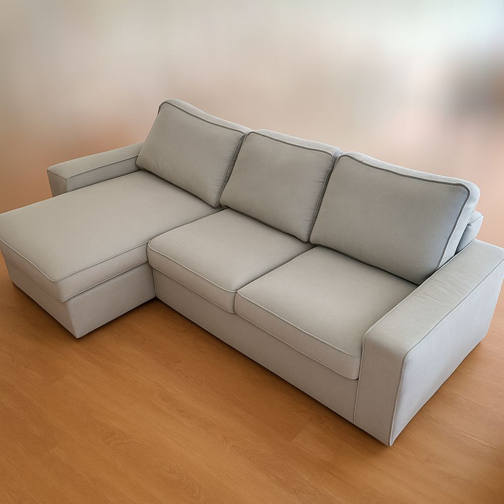 Sofa 3 lugares com chaise longue