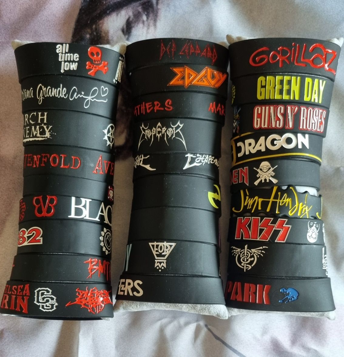 Pulseiras de Bandas Rock Metal