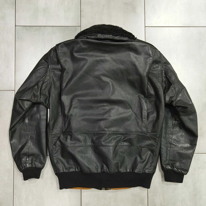 Бомбер-пілот з натуральної шкіри Mc Douglas Diffusion, розмір 50