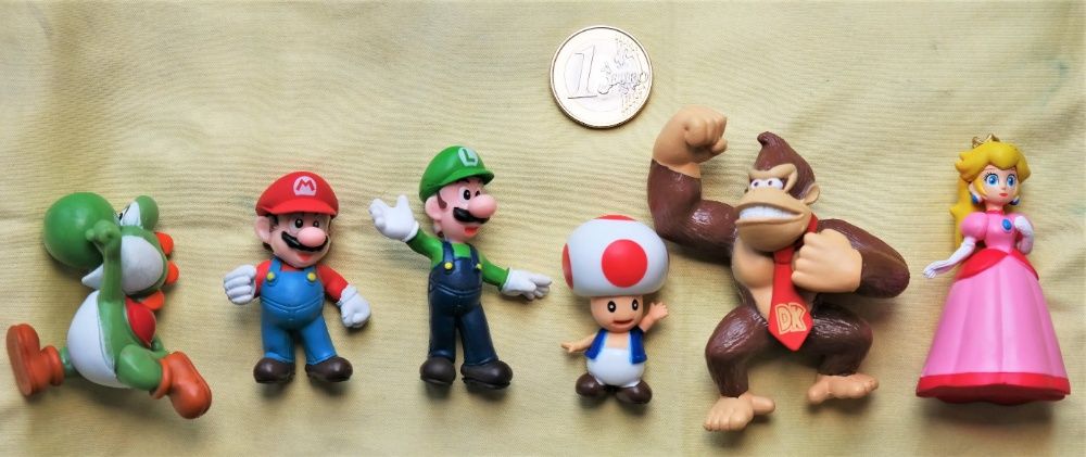 6 figuras Super Mário e Luigi - Nintendo