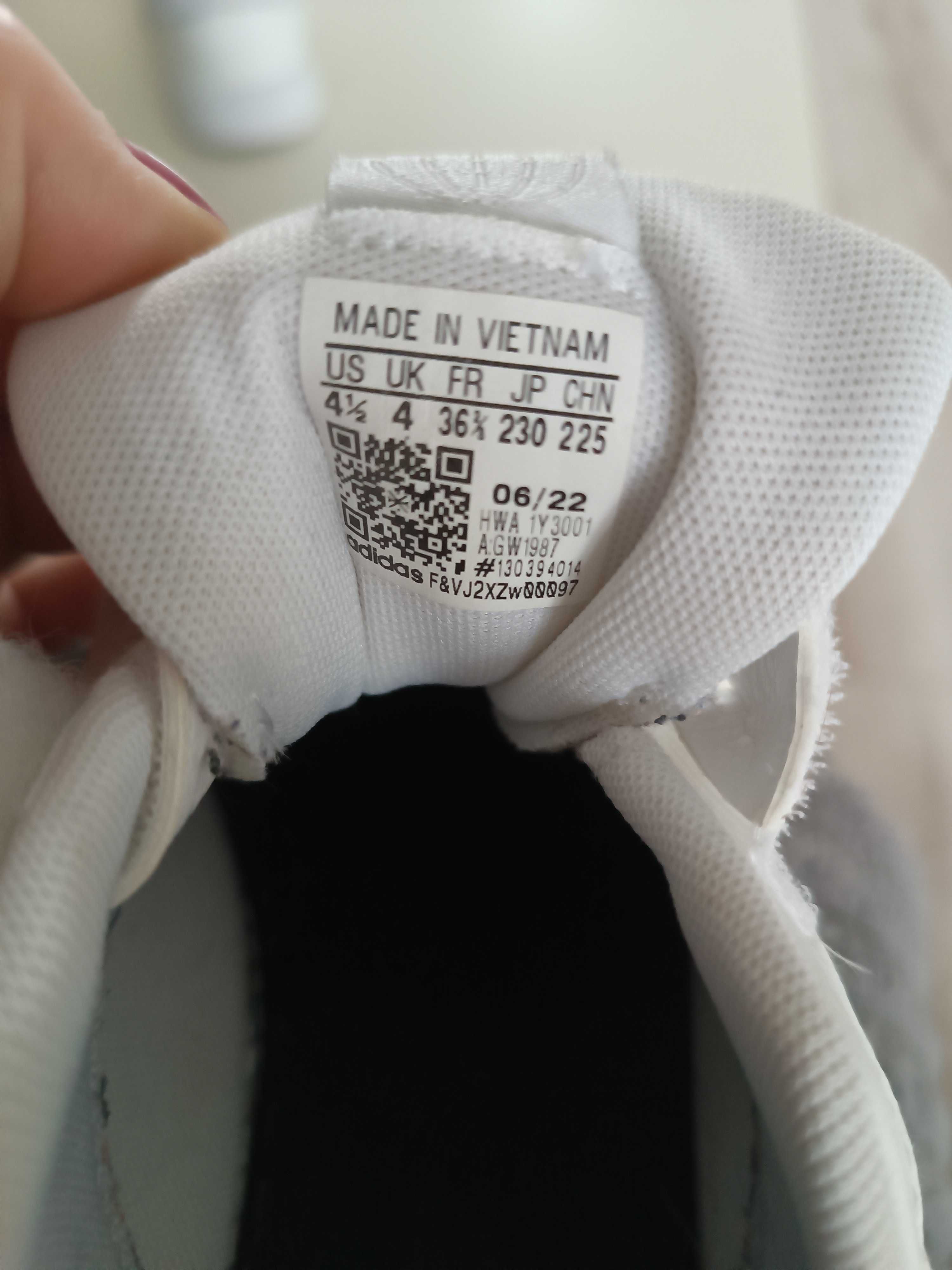 Adidas Tensaur białe 36 1/3