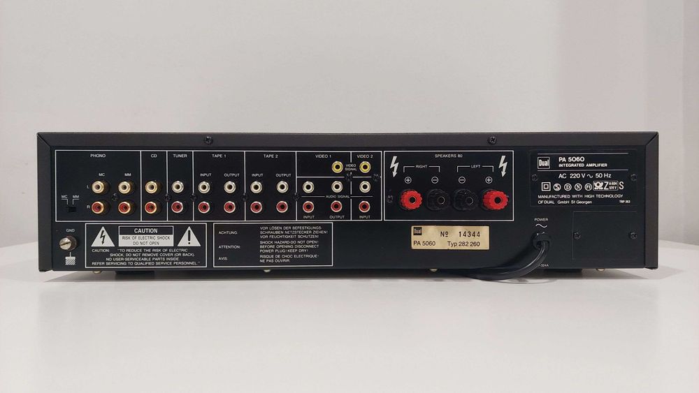 Amplificador DUAL PA-5060 "Audiophile Concept" c/2x85w (Impecável)*