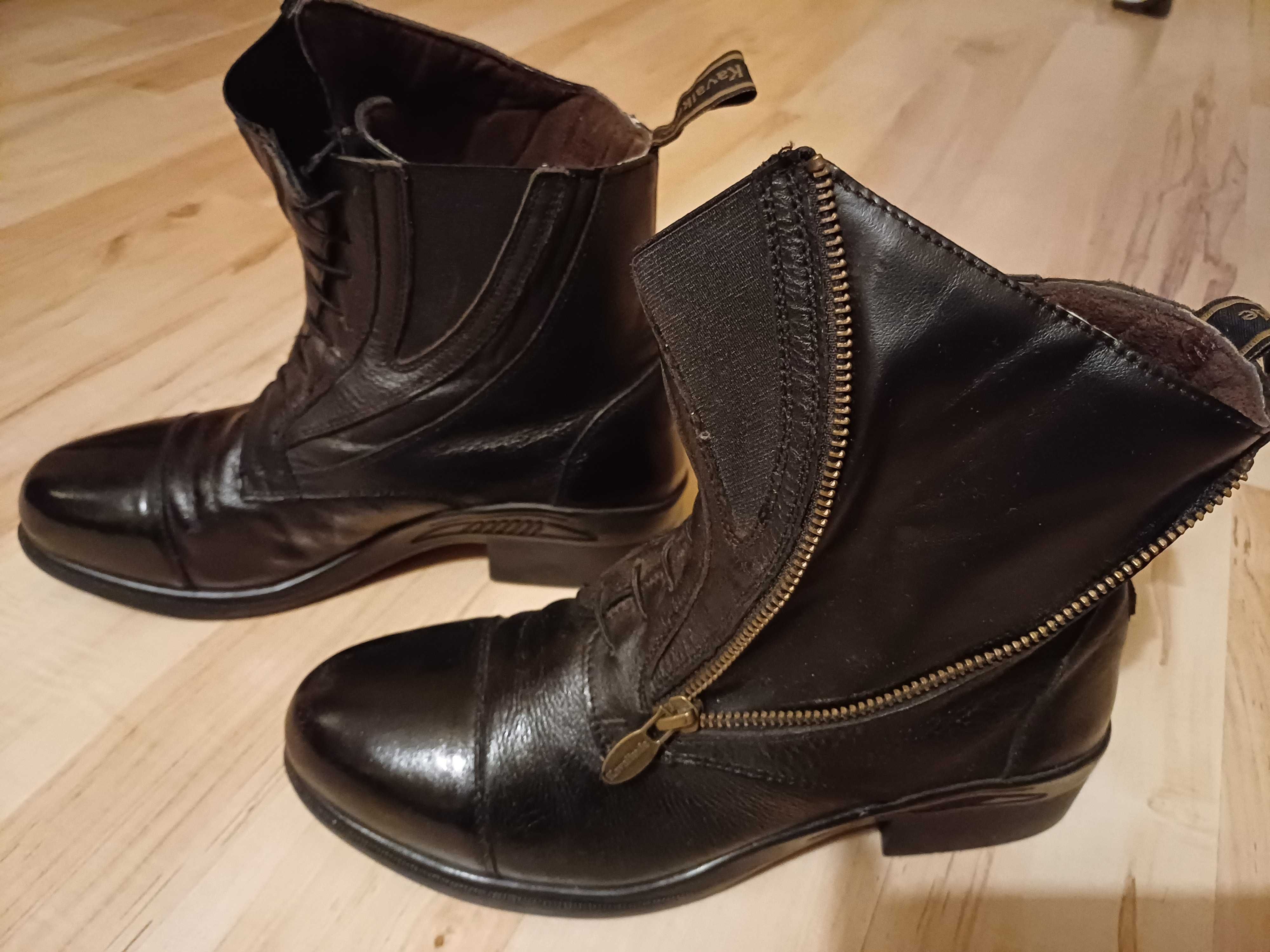 Zimowe buty jeździeckie damskie