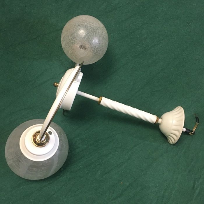 Стельова люстра на два плафони. Польща